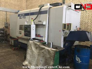 تراش سی ان سی دو محور mori seiki sl75 ساخت ژاپن